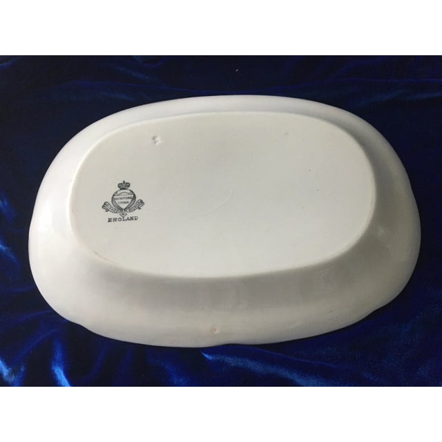 Shabby Chic Antique Bishop & Stonier Ironstone Tea Leaf Platter For Sale - Image 3 of 5