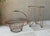 French Country Circa 1980 Nicely-Sized Victorian-Style Steel Wirework Planter Basket & Forged Steel Stand – 2 Pieces For Sale - Image 3 of 18