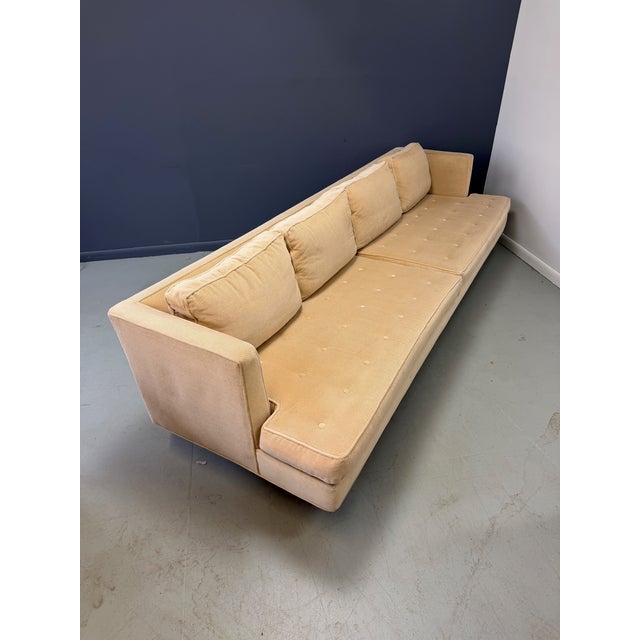 Brown 1950s Model 4907 Sofa Attributed to Edward Wormley for Dunbar For Sale - Image 8 of 8