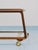 Mid-Century Modern Walnut and Brass Bar Cart by Oswald Haerdtl, 1950s For Sale - Image 9 of 18
