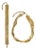 H. Stern Filaments Collection 18ky Gold Choker Necklace & Bracelet Set, 85 Gm For Sale