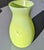 Large 1980s Ombre Lime Green Vase For Sale - Image 4 of 6