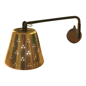 1950s Paavo Tynell Brass Swing Arm Wall Lamp Taito Finland. 1950s Iconic Mid Century