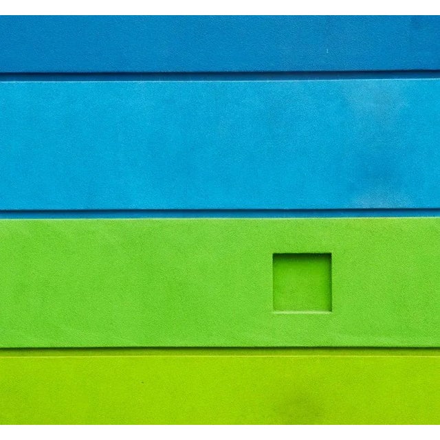 John C. Magee, Geometry in Three Colours, Photographic Paper, in Flawless conditions. Designed from 2000 This piece has an...