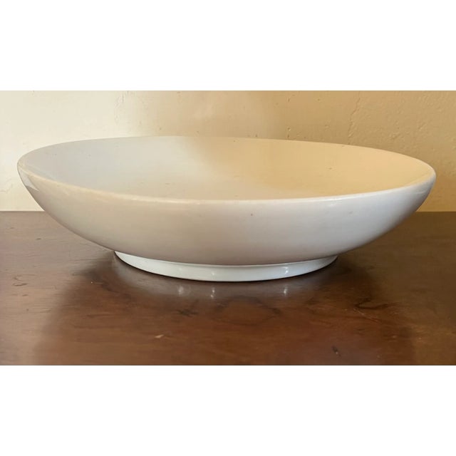 Antique 19th Century Chinese Monochrome White Blanc De Chine Porcelain Low Bowl For Sale - Image 16 of 18
