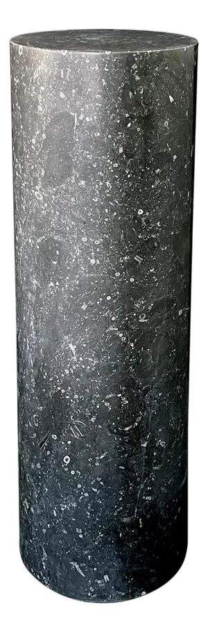 Custom Belgian Bluestone Cylindrical Column/Pedestal