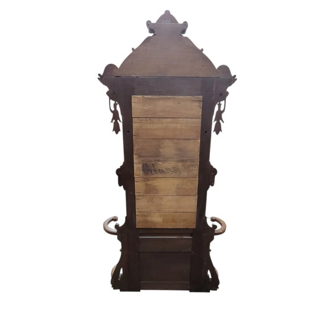 1880's Victorian Eastlake-Style Walnut Hall Tree For Sale - Image 4 of 12