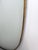 Vintage Italian Wall Mirror with Brass Frame in the style of Gio Ponti, 1960s For Sale - Image 10 of 12