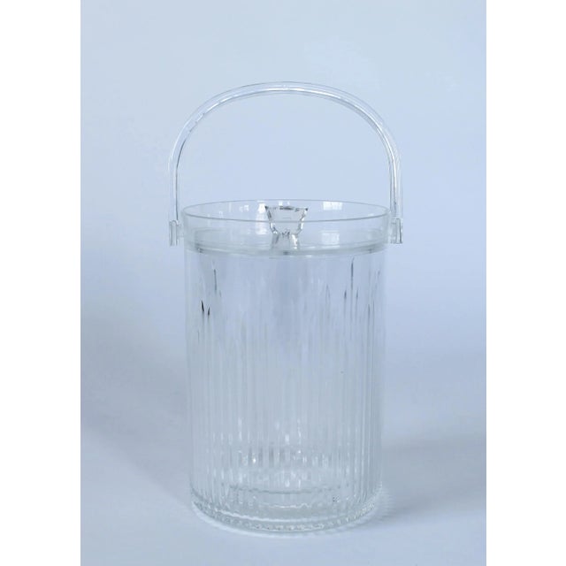 Mid 20th Century Mid-Century Acrylic Ice Bucket For Sale - Image 5 of 8