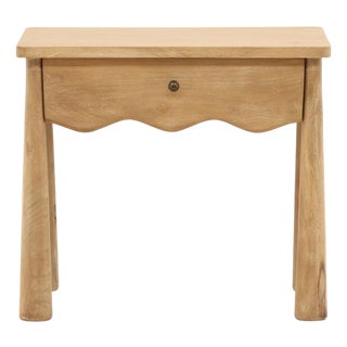 Aveline Scallop Edge French Country Nightstand For Sale