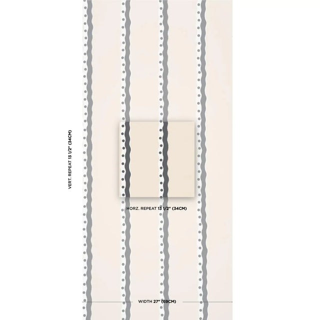 Rousseau Stripe wallpaper is simple, charming and hard to resist. With its wavy multi-width vertical stripes and rhythmic...