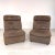 Mid-Century Modern 1970s De Sede Style Patchwork Leather Three-Piece Modular Sofa For Sale - Image 3 of 17