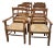 Set of English Ladder Back Chairs, 2 Arm and 4 Side Chairs For Sale