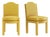 Daffodil Velvet Leo Dining Chairs by Ceraudo, Set of 2 For Sale