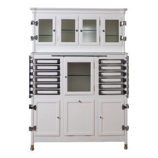 German Dental Instrument Cabinet by Arnold Biber, 1920 For Sale