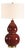 Gourd Burgundy Table Lamp For Sale