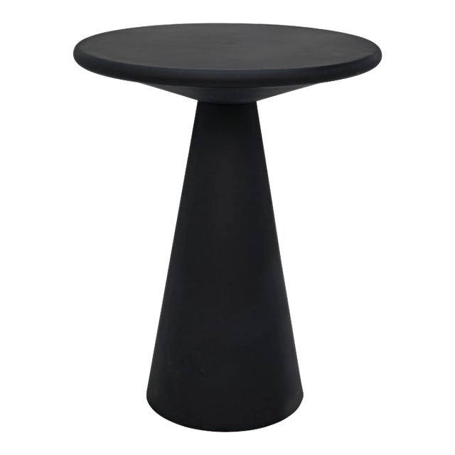 NOIR Idiom Side Table in Black Metal For Sale