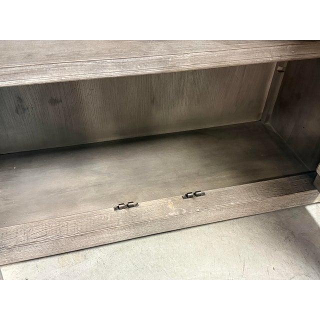 Nils Verhoeven for Restoration Hardware Reclaimed Oak Two-Door Cabinet For Sale - Image 10 of 12