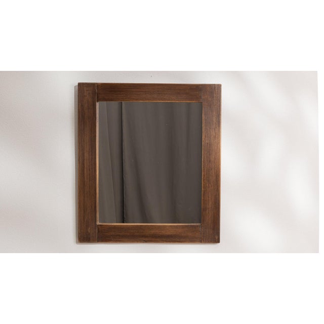 Tan 19th Century France Tan Wood Mirror For Sale - Image 8 of 10