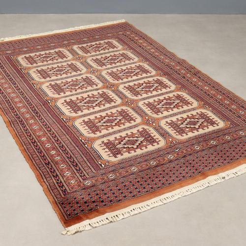 Vintage Bukhara Rug, Pakistan For Sale - Image 9 of 9