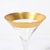 Set of 12 Mid-Century Modernist Gilt Rimmed Martini Glasses by Dorothy Thorpe For Sale - Image 12 of 18