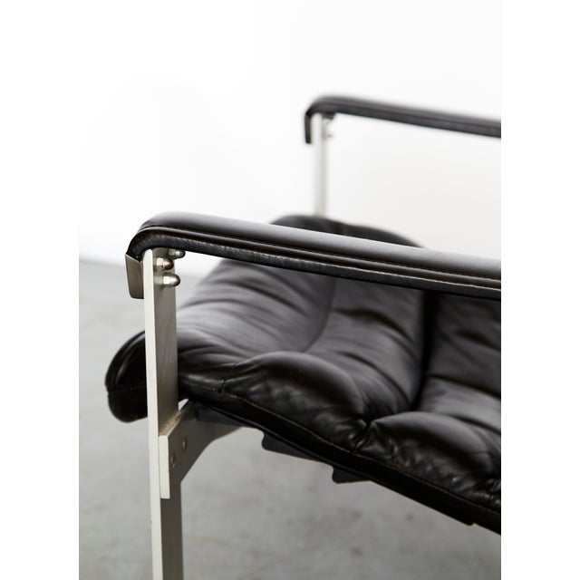 Set of Mid-Century Pulkka Lounge Chair and Ottoman by Ilmari Lappalainen for Asko, 1968 For Sale - Image 17 of 18