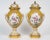 Gold Louis XVI Style Porcelain and Gilded Bronze Covered Vases, Set of 2 For Sale - Image 8 of 12