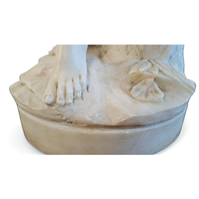 Venus Bathing, 19th Century, Alabaster For Sale - Image 3 of 11