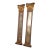 Pair Of Decorative Mirrored Wall Columns With Gilt Carved Capitals By Francisco Hurtado For Sale