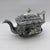 Antique Salopian-Type Black Transferware Teapot, Staffordshire, Circa 1820s A handsome antique English teapot of black...