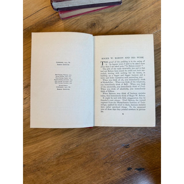 Set of 8 Antique Vintage Decor Designer Collection Hardcover Books Red Green Decor For Sale - Image 9 of 14