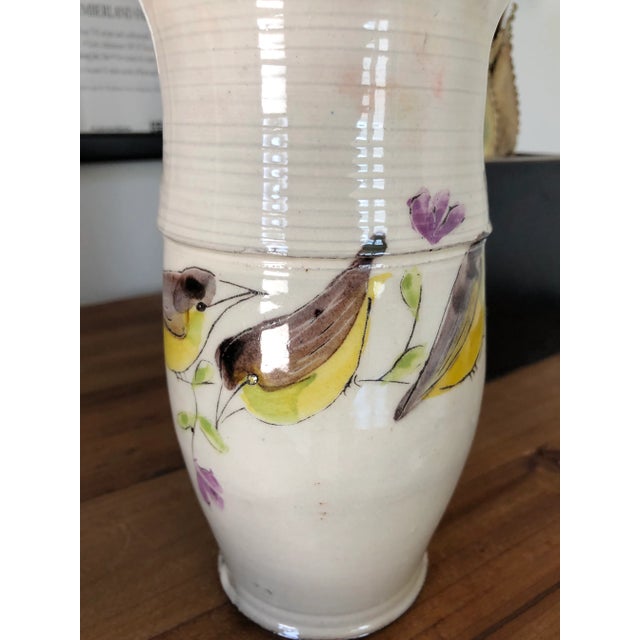 Vintage Handcrafted French Pottery Vase-Signed For Sale In Houston - Image 6 of 10