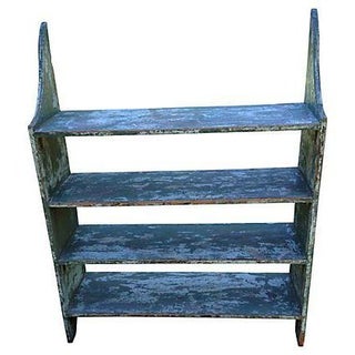 Vintage Green Bucket Bench For Sale