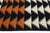 Native American Modern Navajo Style Geometric Wool Rug Handmade Terracotta & Charcoal Flatweave For Sale - Image 3 of 11
