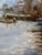 Contemporary British Oil by Listed Artist “Winter on Exeter Quay”, Framed For Sale - Image 9 of 9