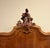 Rococo Pair of Antique French Twin Beds With Burl Wood Veneer & Hand-Carved Crests For Sale - Image 3 of 8