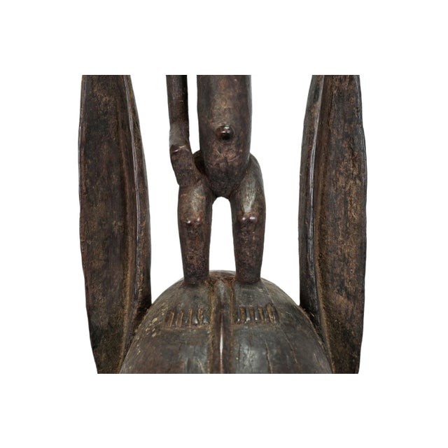 Vintage Dogon Mask with Female Figure For Sale In Los Angeles - Image 6 of 12