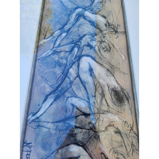 Figural Expressionist Painting by Nisperos For Sale In San Antonio - Image 6 of 12