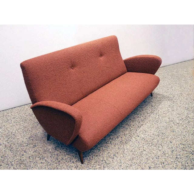Mid-Century Modern Italian 3-Seater Sofa, 1950s For Sale - Image 3 of 13