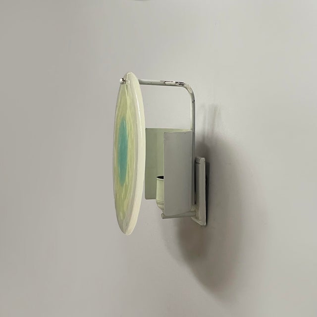 Venini Italian Modern Glass and Metal Wall Lamp by Lino Tagliapietra for Venini, 1970s For Sale - Image 4 of 16