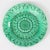 Green 19th Century English Wedgwood Majolica Green Sunflower Plate For Sale - Image 8 of 8