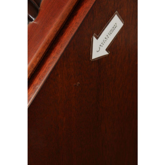 Kindel Winterthur Reproduction Mahogany Secretary Desk For Sale - Image 16 of 18