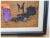 MCM Vintage Colorful Abstract Expressionist Oil Painting on Burlap, Signed Mason and Framed For Sale In New York - Image 6 of 8