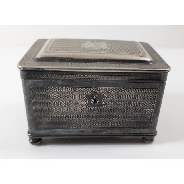 Metal 19th Century German Silverplate Box by Arthur Krupp for Berndorf Metalworks For Sale - Image 7 of 12