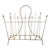 Mid Century Brass Wire Magazine Rack Lp Storage Catch All For Sale