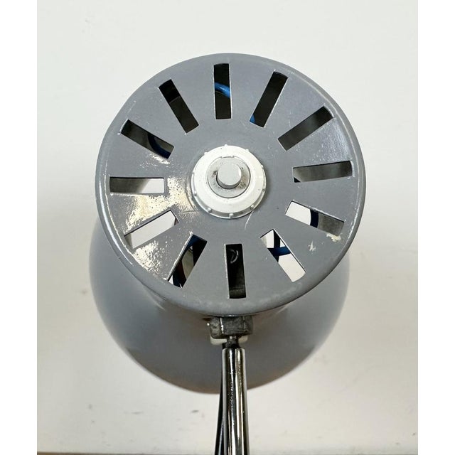 Grey Table Lamp by Josef Hurka for Napako, 1960s For Sale - Image 12 of 15