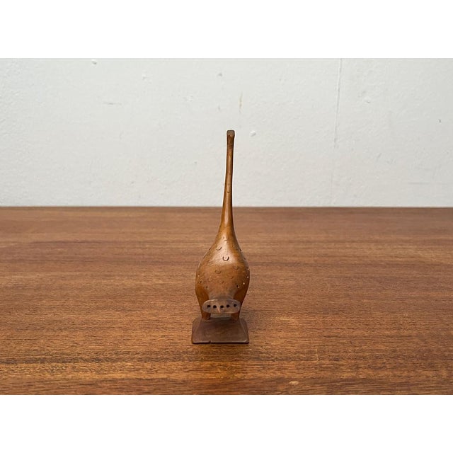 Vintage Wooden Peacock Figurine For Sale - Image 9 of 18