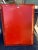 Vintage Red Hand Painted Chinoiserie Tole Tray For Sale - Image 4 of 12