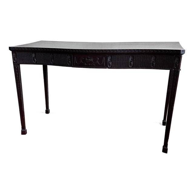 19th Century S & H Jewell Georgian Style Carved Console/ Huntboard For Sale
