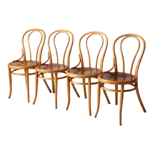 Antique Thonet Bentwood Chairs Set of 4
